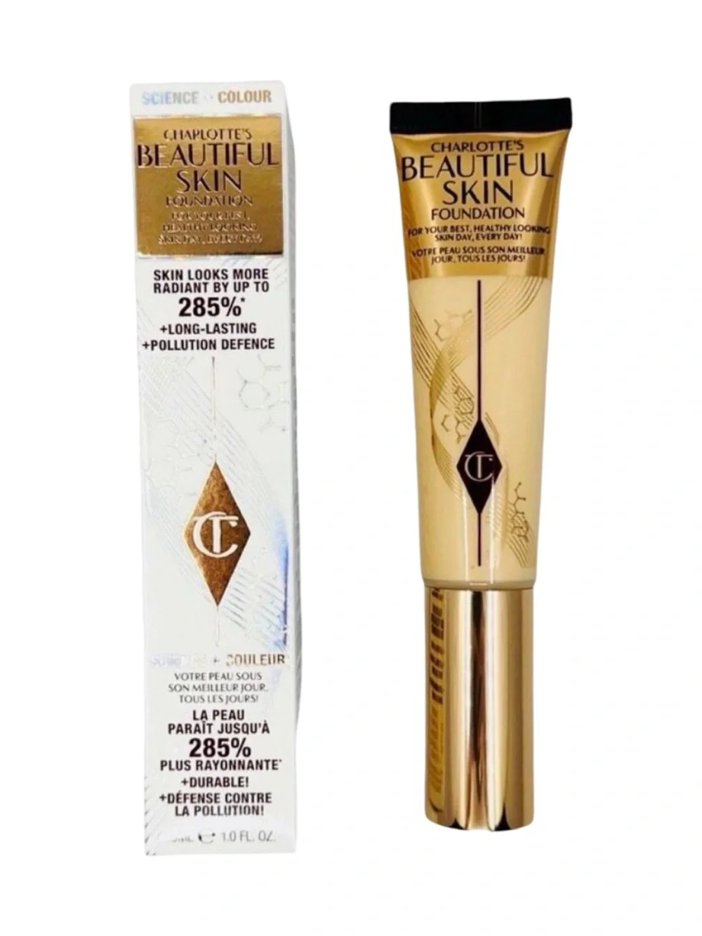Charlotte Tilbury Charlotte’s Beautiful Skin Foundation - 1.0 fl oz - 1 Neutral